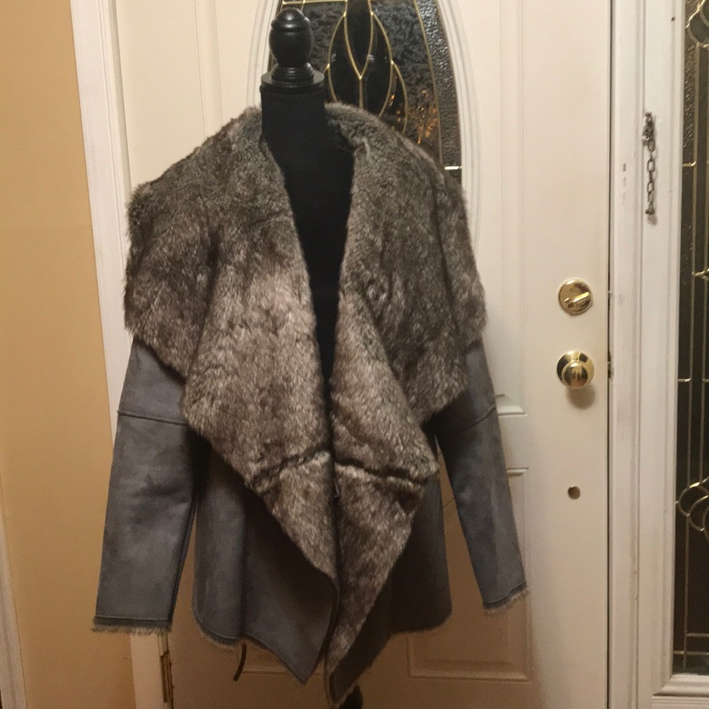Grey coat
